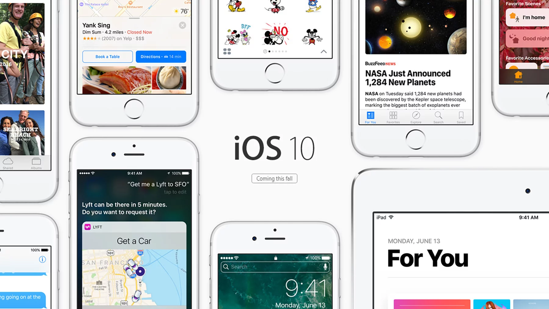 Apple has announced iOS 10, which will be available later this year