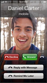 iOS 6 provides a few new options when taking or making phone calls