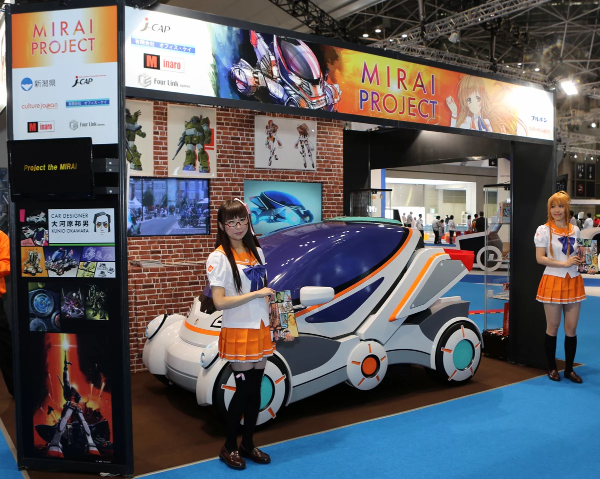 The Mirai Project booth at the Tokyo Motor Show (Photo: Mike Hanlon / Gizmag.com)