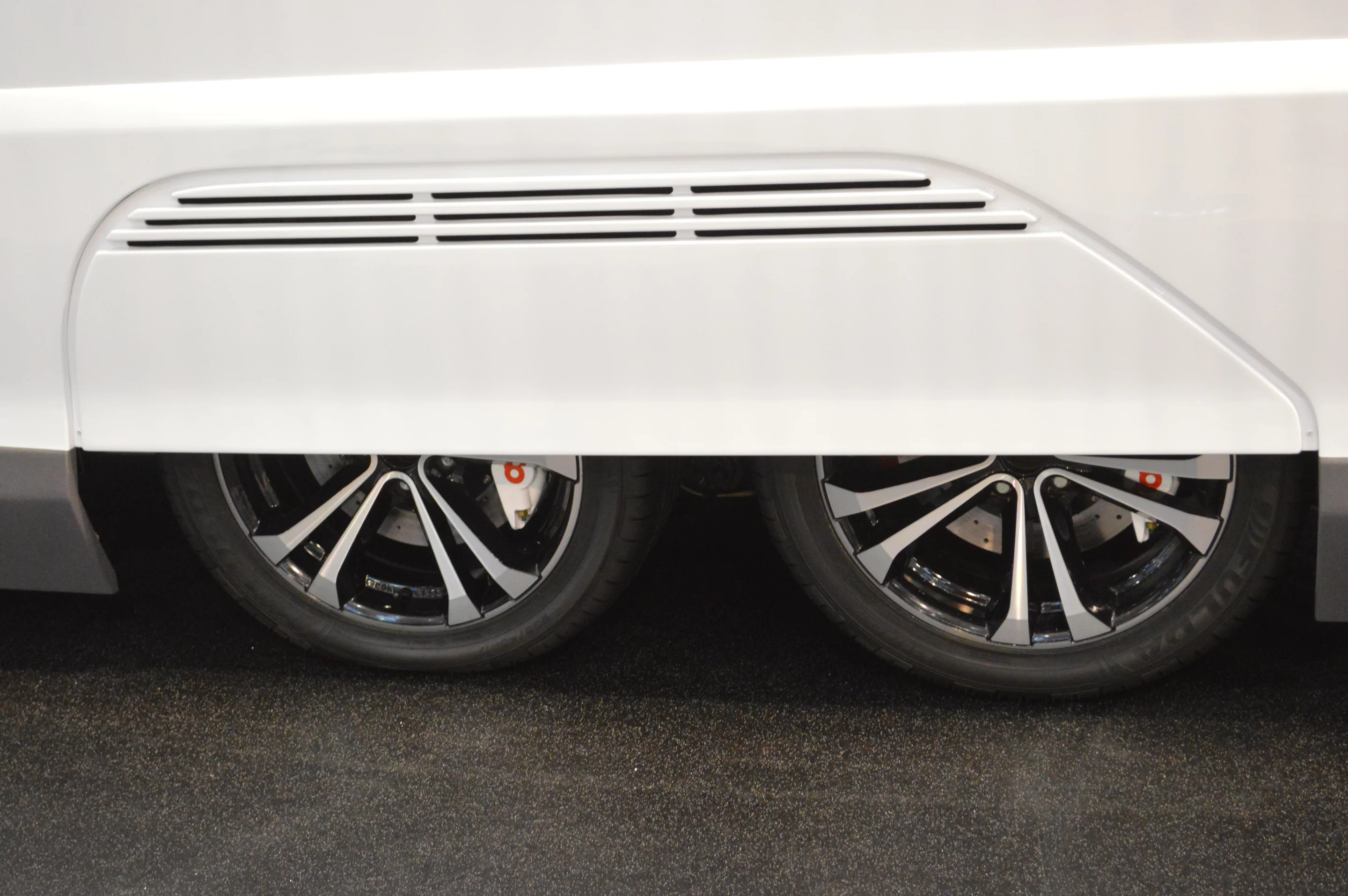 Wheel coverings further aerodynamics