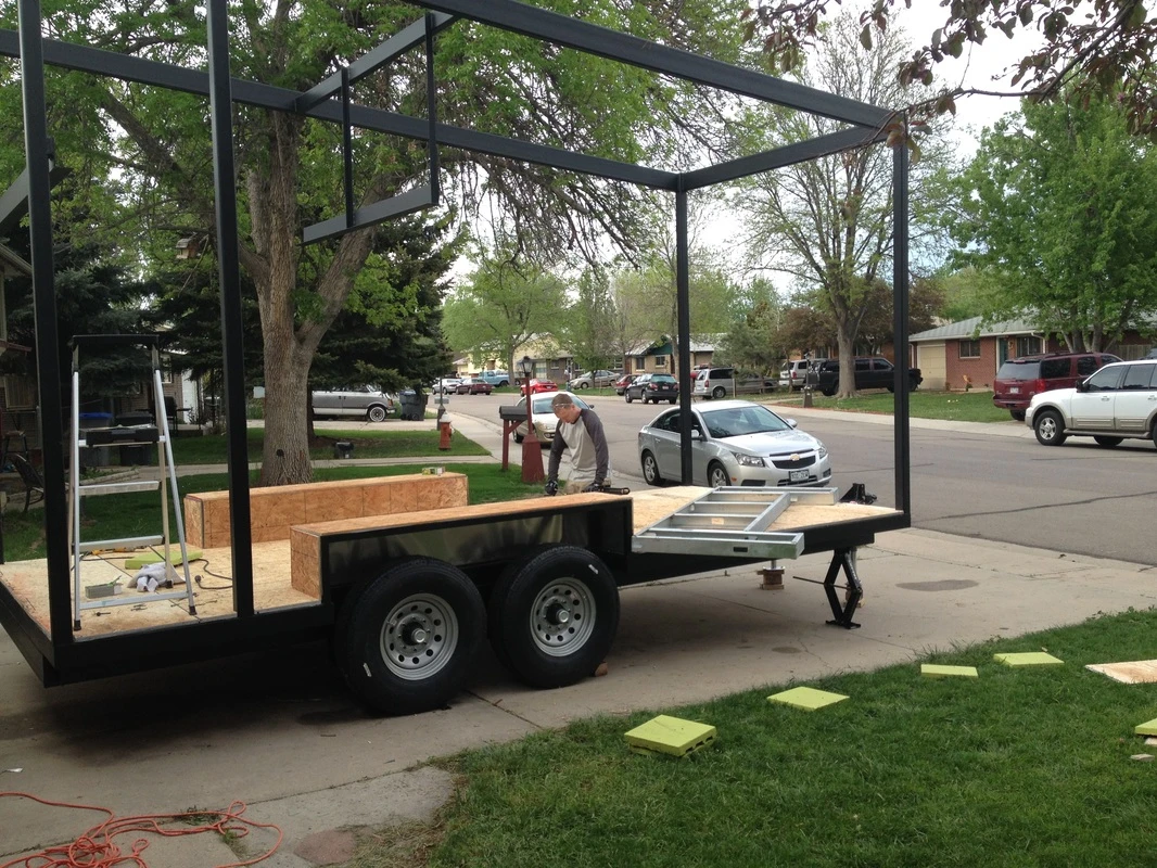 Constructing the Atlas tiny house