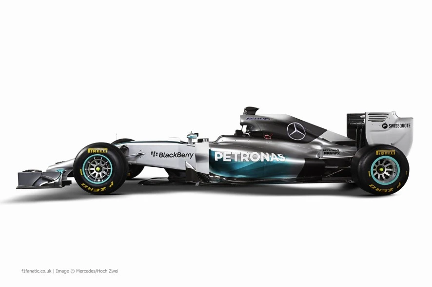 The F1 WO5 is the first all-new Silver Arrow to hit the race track since 1954