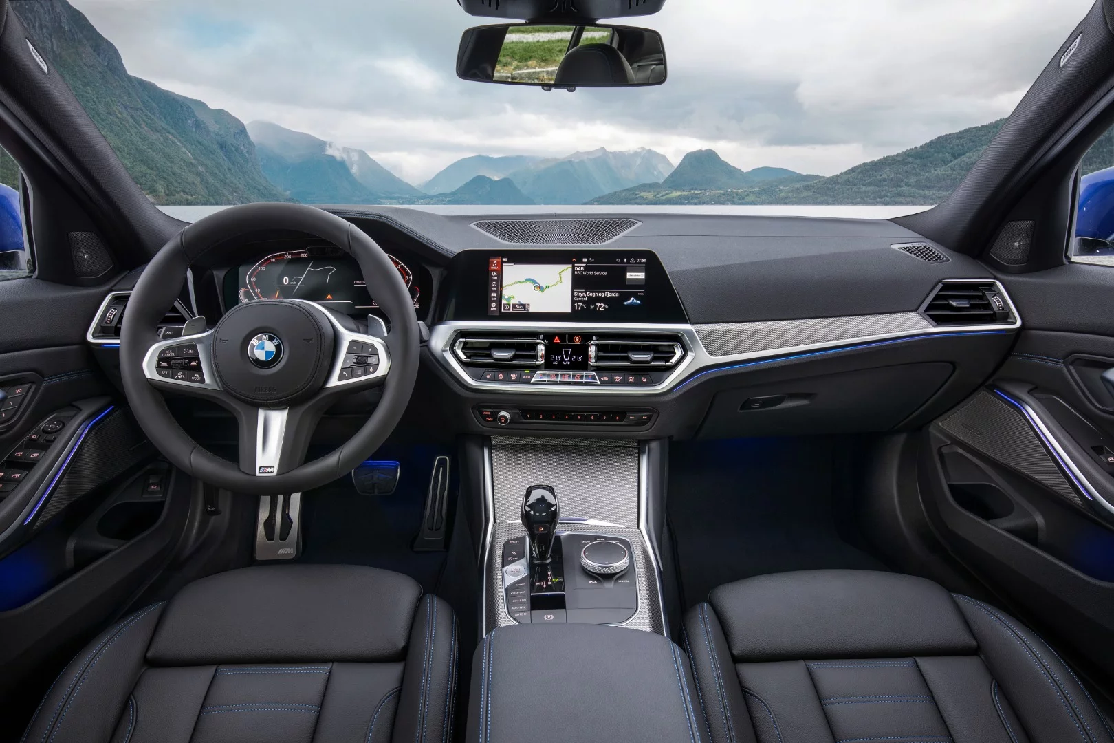 Standard driver’s aids include rain-sensing wipers, automatic headlights, Bluetooth hands-free phone connections, automatic climate controls, and BMW’s Active Guard Plus