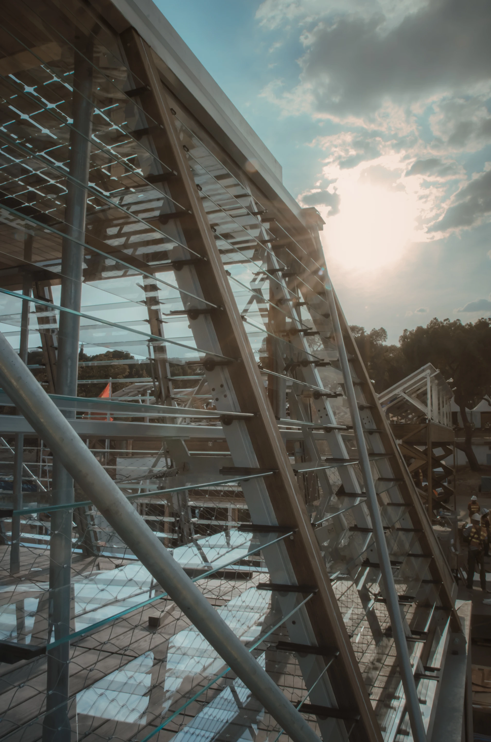 Canopea's glass facade allows air to flow through the home