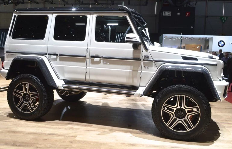 Mercedes debuted the G500 as a show car at the 2015 Geneva Motor Show