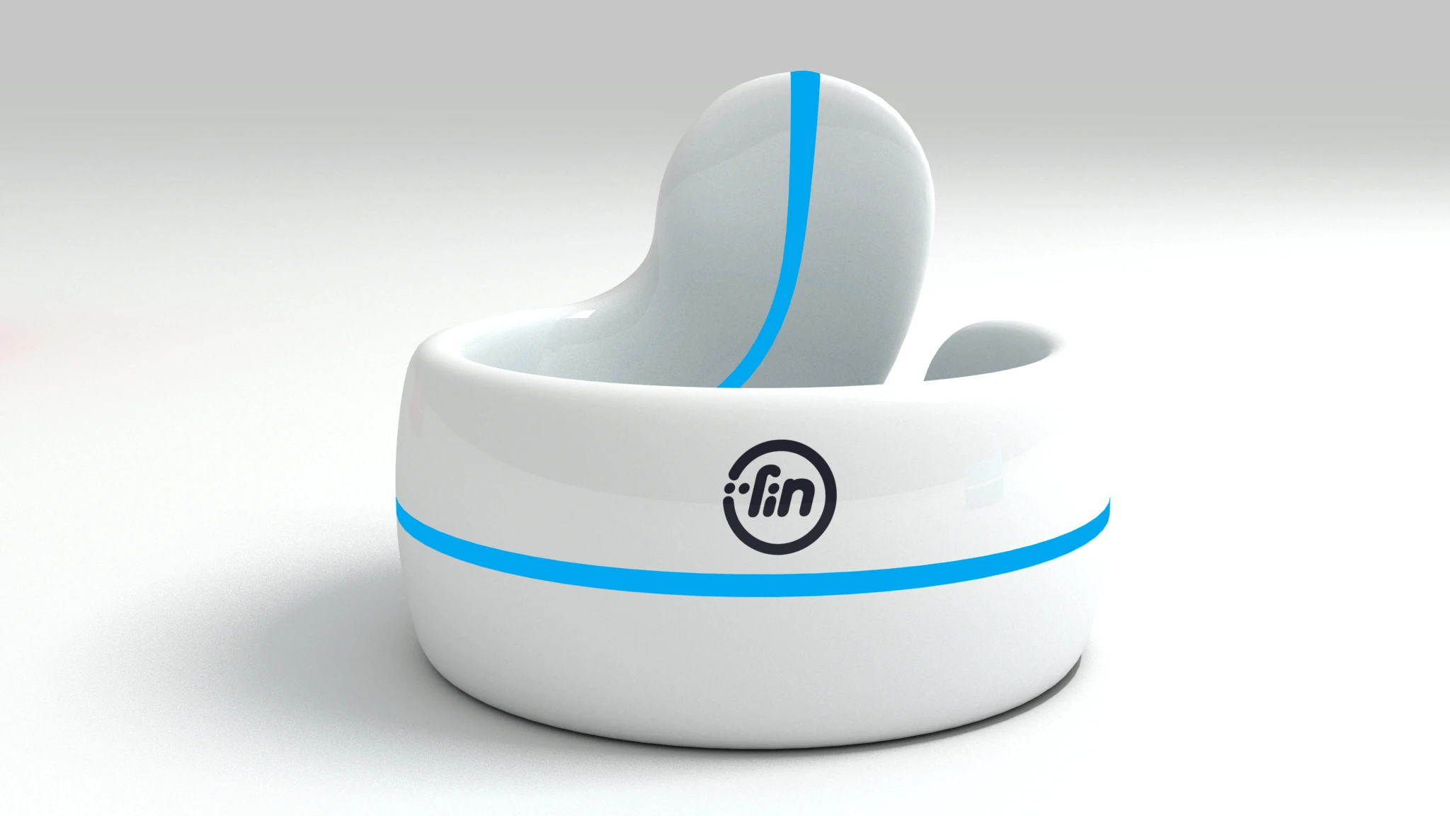 Using Bluetooth 4.0, Fin translates hand gestures into commands to control different smart devices