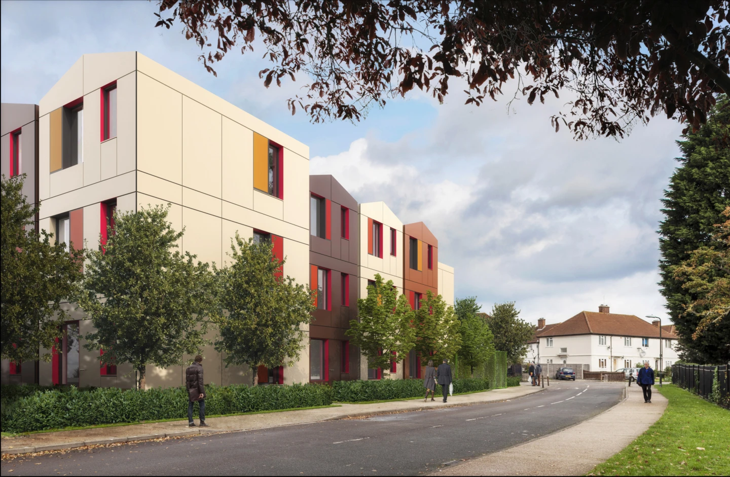 A render of how the homes will look when stacked (Image: YMCA LSW)