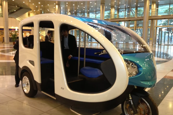 Terra Motors' electric tuk-tuk aimed at markets in Southeast Asia
