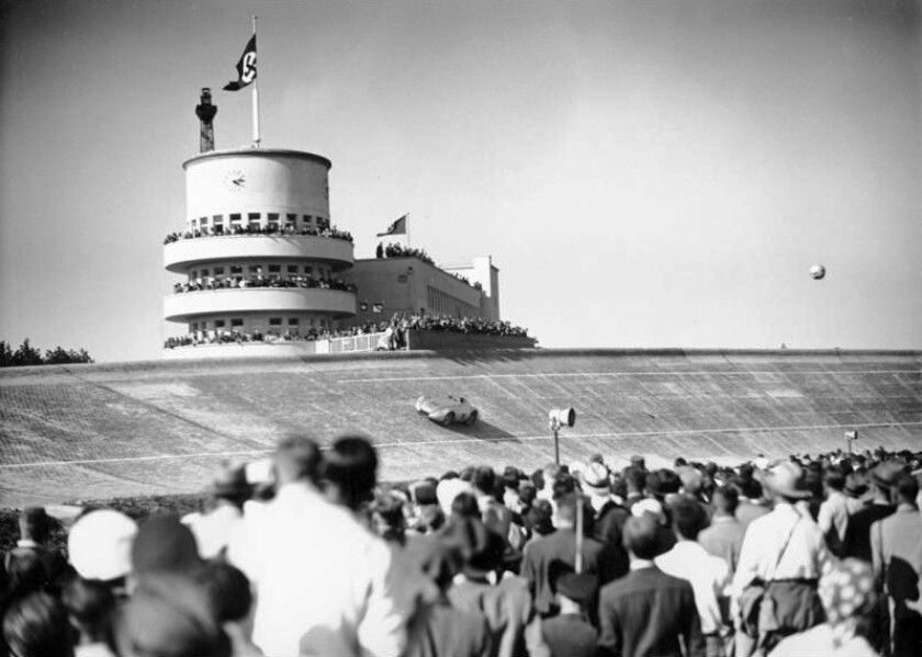 The AVUS racetrack in central Berlin in 1937