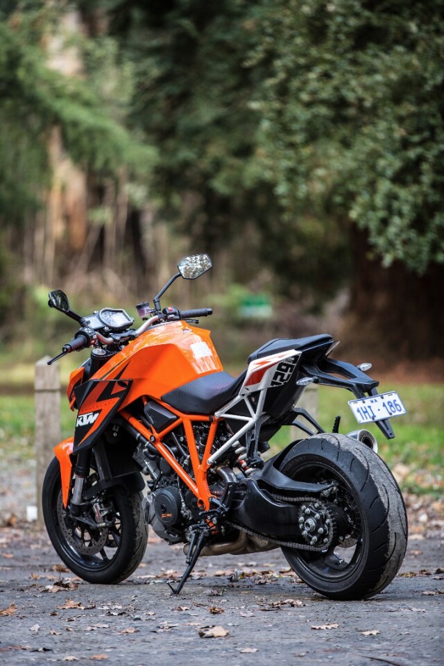 The KTM 1290 Super Duke R's first and second gears are surprisingly low for such a powerful machine