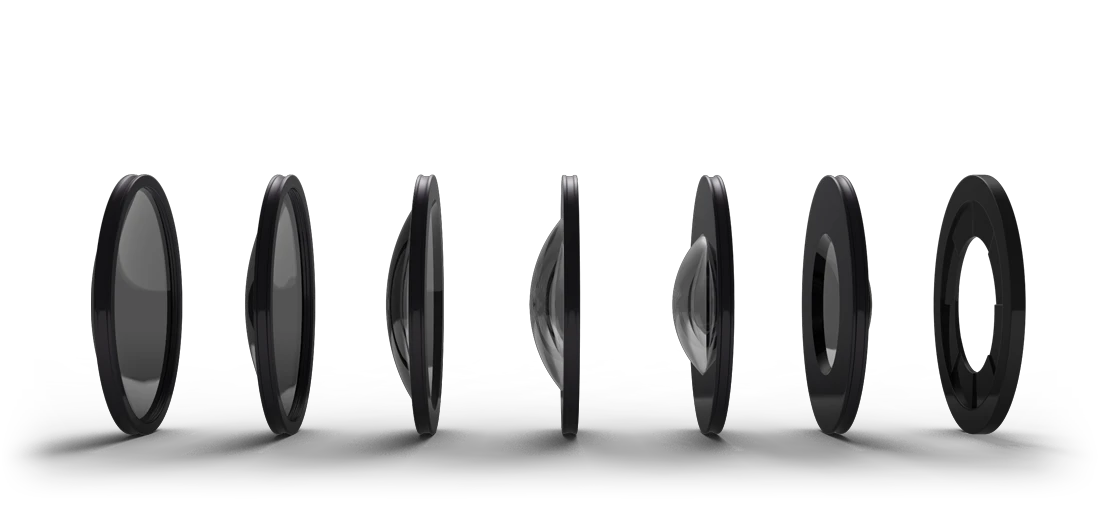 A 6-piece, large aperture F1.8 lens at the back allows the light through to a 13 megapixel second-generation stack sensor module from Sony