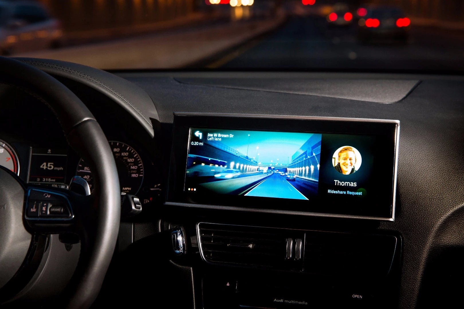 Ride Sharing technology can notify family and friends of the driver's whereabouts so that they can request a ride if convenient