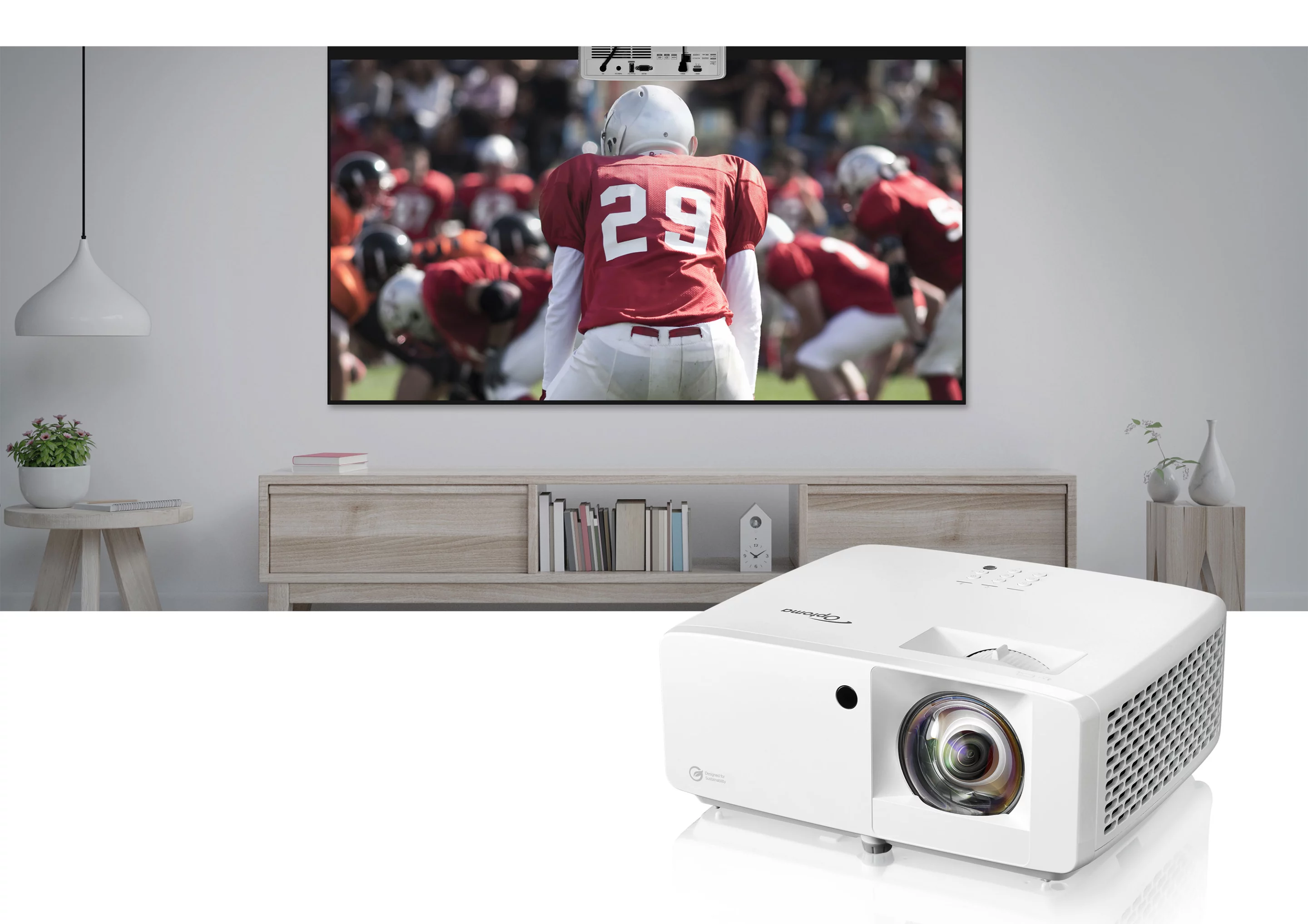 The UHZ35ST projector follows in the footsteps of last year's UHD35ST model, but features a laser light source in a more compact chassis