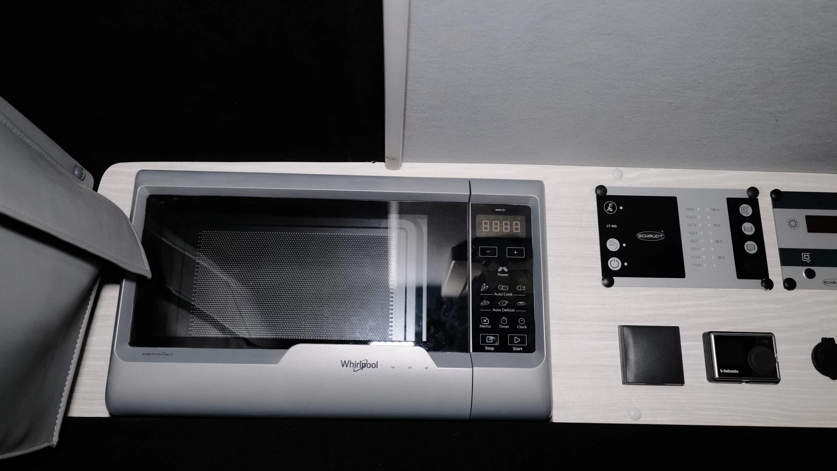 No stove, but campers can do their cooking the easy way - in the microwave