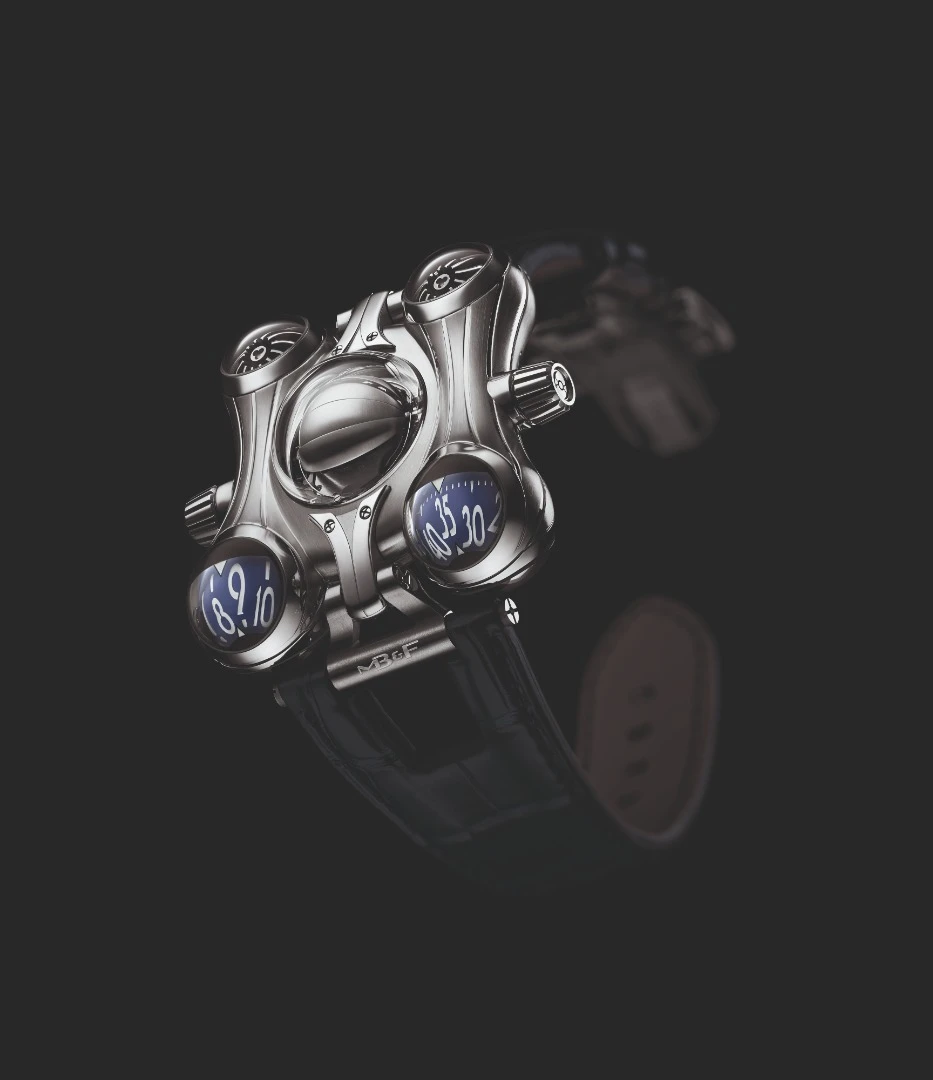 The MB&F HM6 Final Edition has a steel case