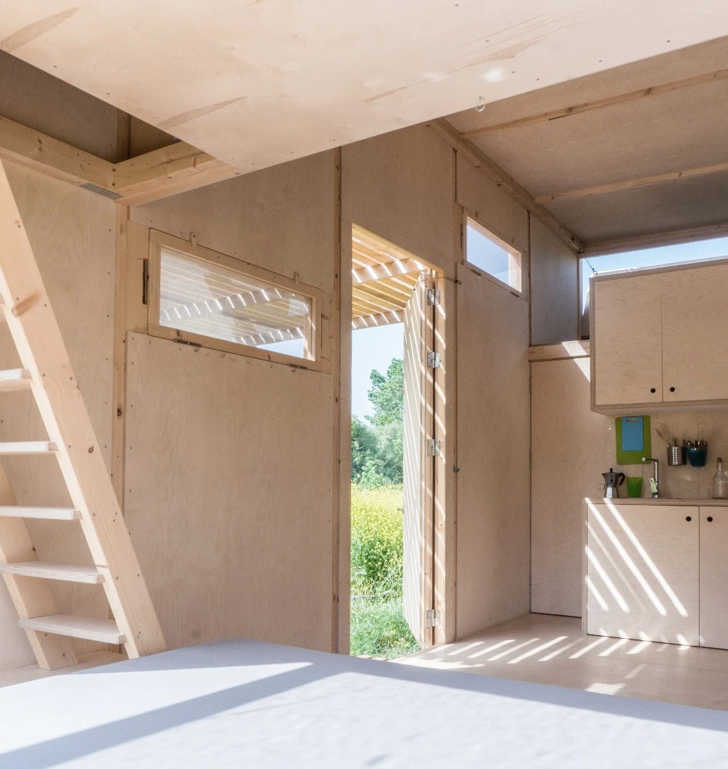 The Cabin on the Border is has a simple, no-frills design