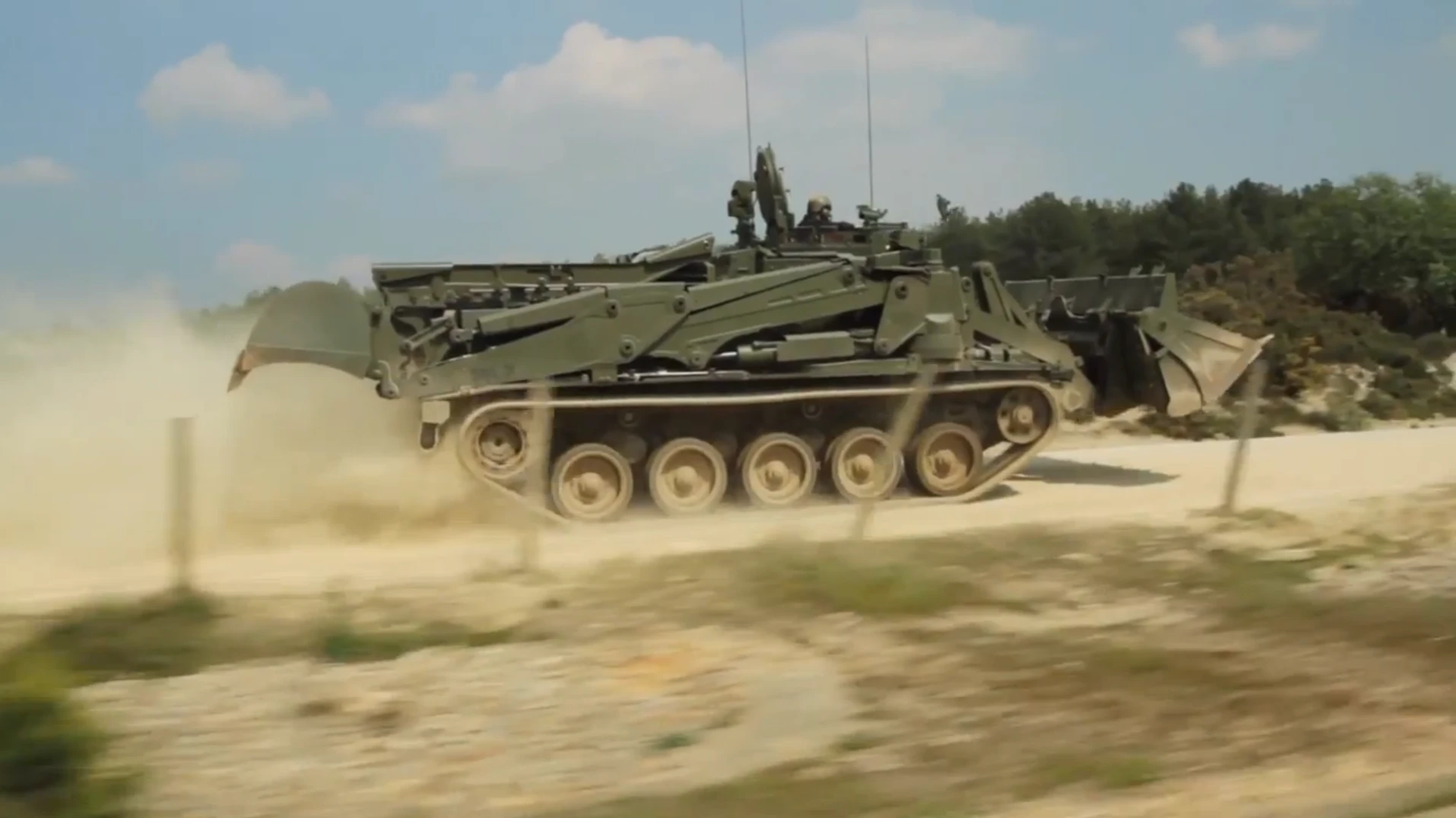 Terrier is capable of speeds up to 70 km/h (Video grab: BAE Systems)