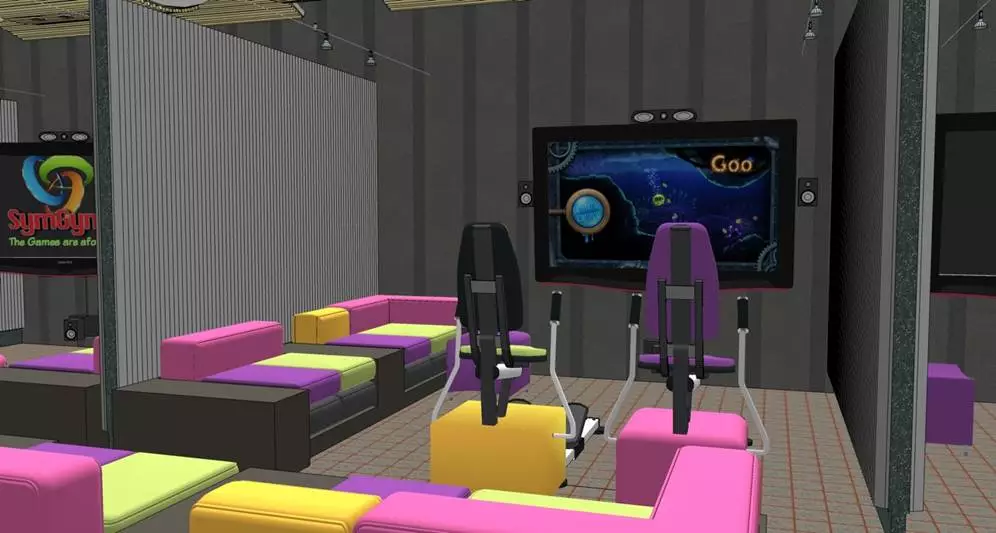 An artist's rendering of how a SymGym studio might appear
