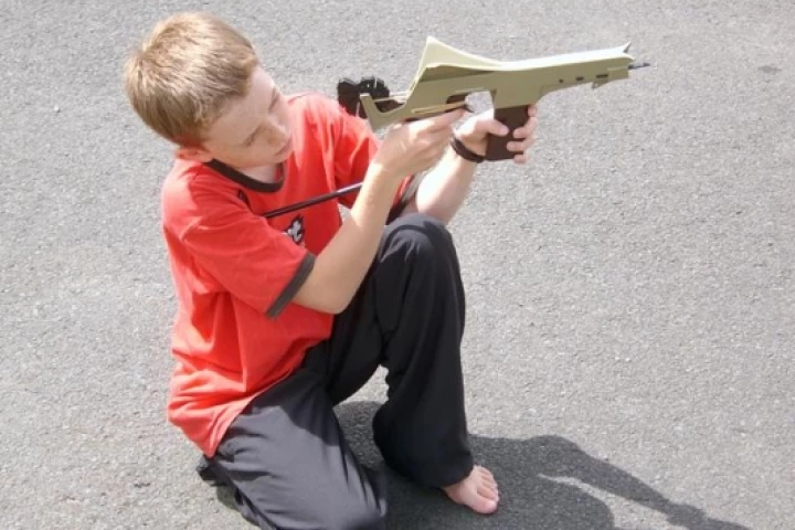 George takes aim