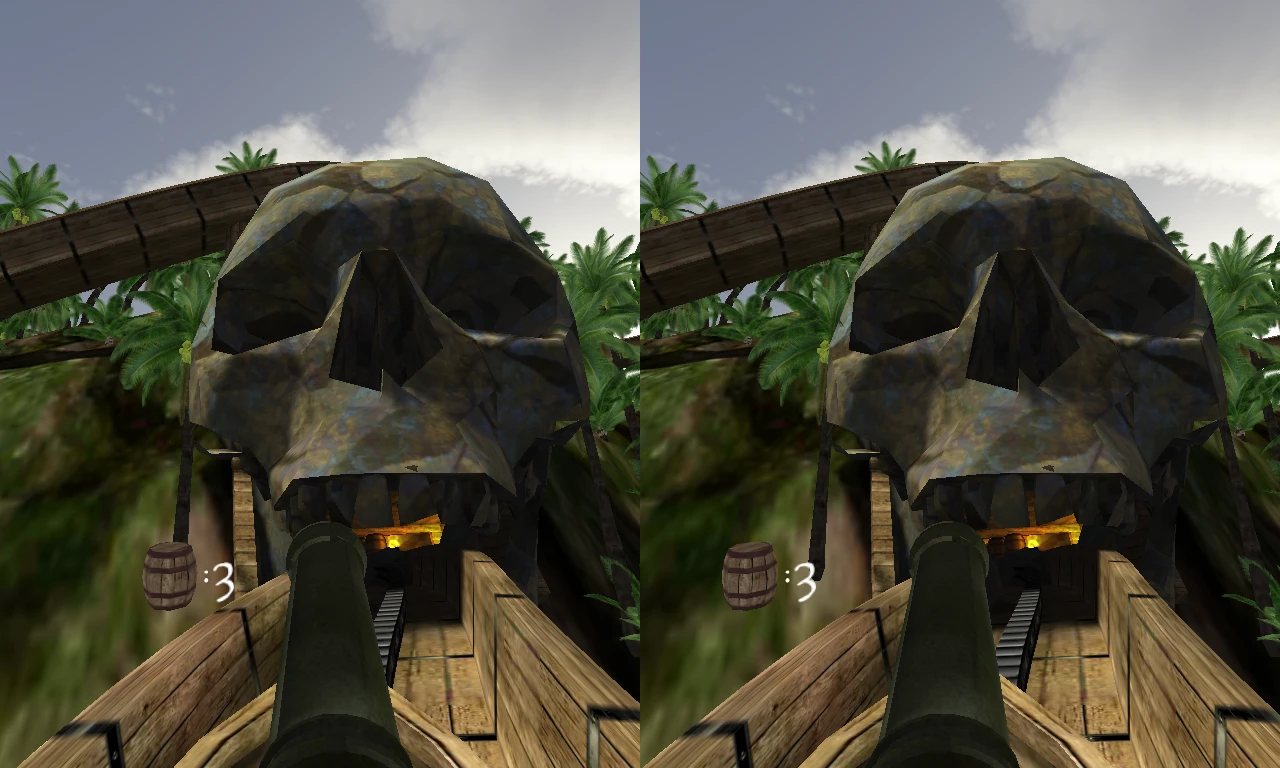 Swivel Gun! VR Log Ride
