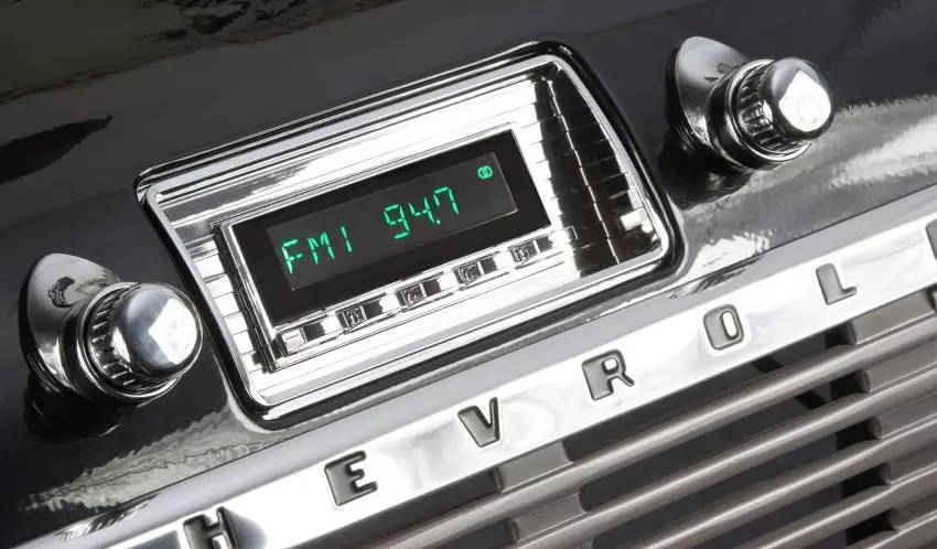 The RetroSound Model Two in a Chevy Truck