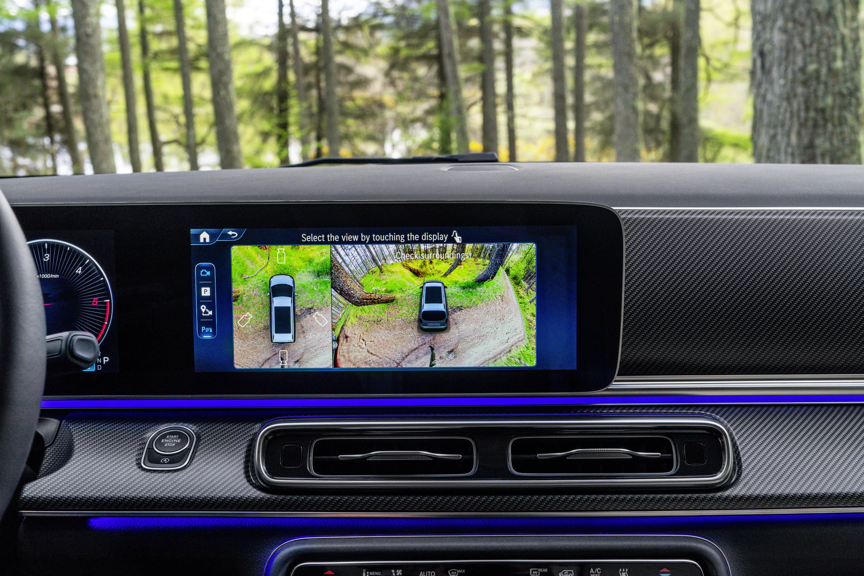 The Marco Polo nav system offers a number of options including augmented reality views