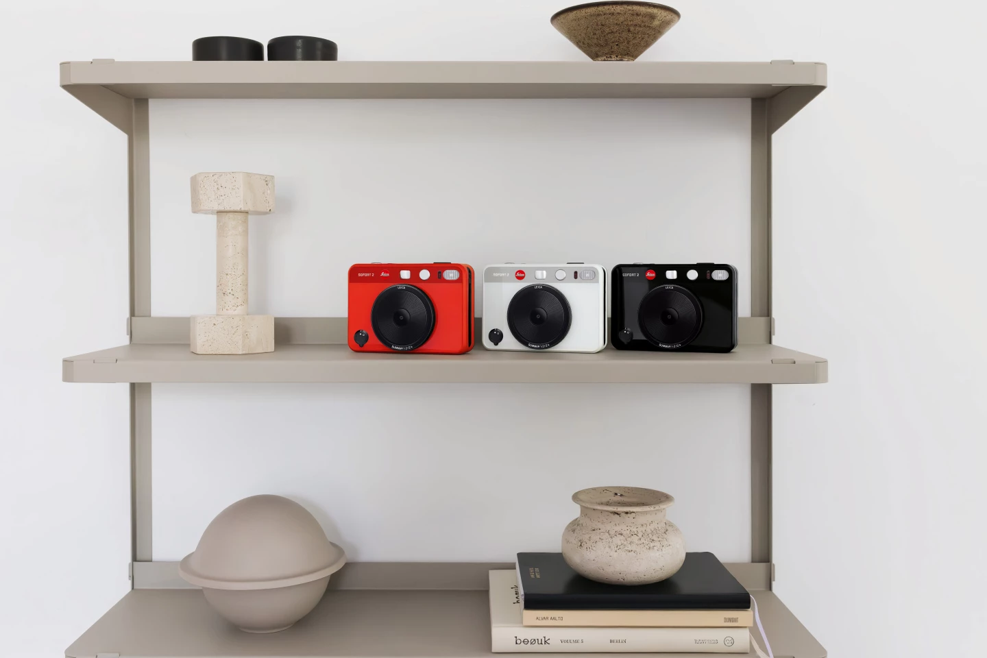 The Leica Sofort 2 hybrid instant camera goes on sale from November 9 in black, white or red