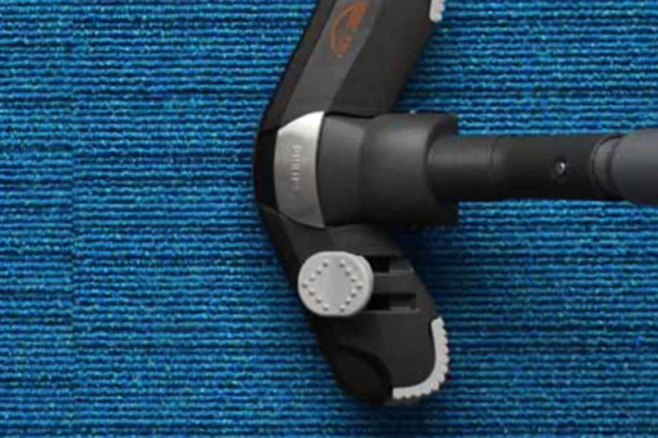 DESSO's AirMaster carpet traps fine particles and releases them during vacuuming