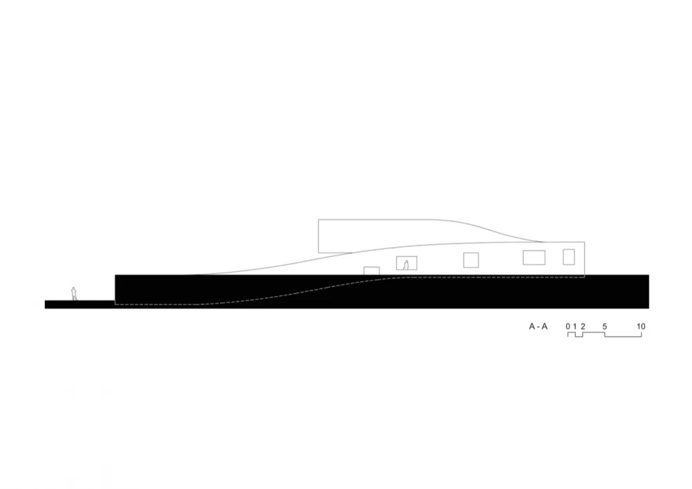 Architectural plan of the Autofamily House (Image: KWK Promes)