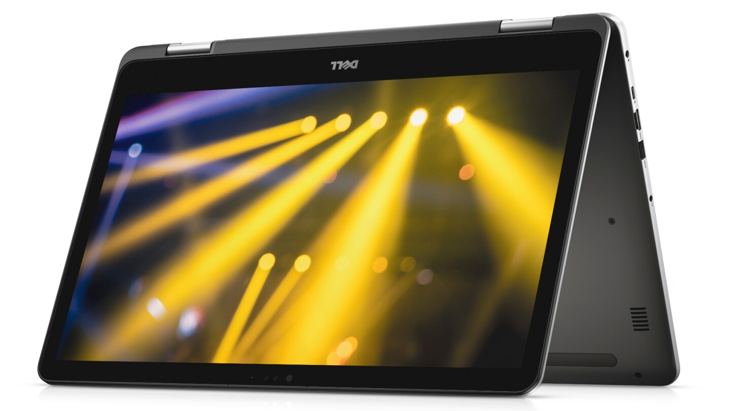 The new 17-inch Inspiron could make a good media viewing device when used in tent or presentation mode