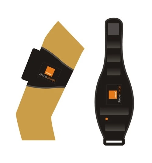 The Dance Charge: as the arm moved, a system of weights and magnets generated an electrical current that charged a battery