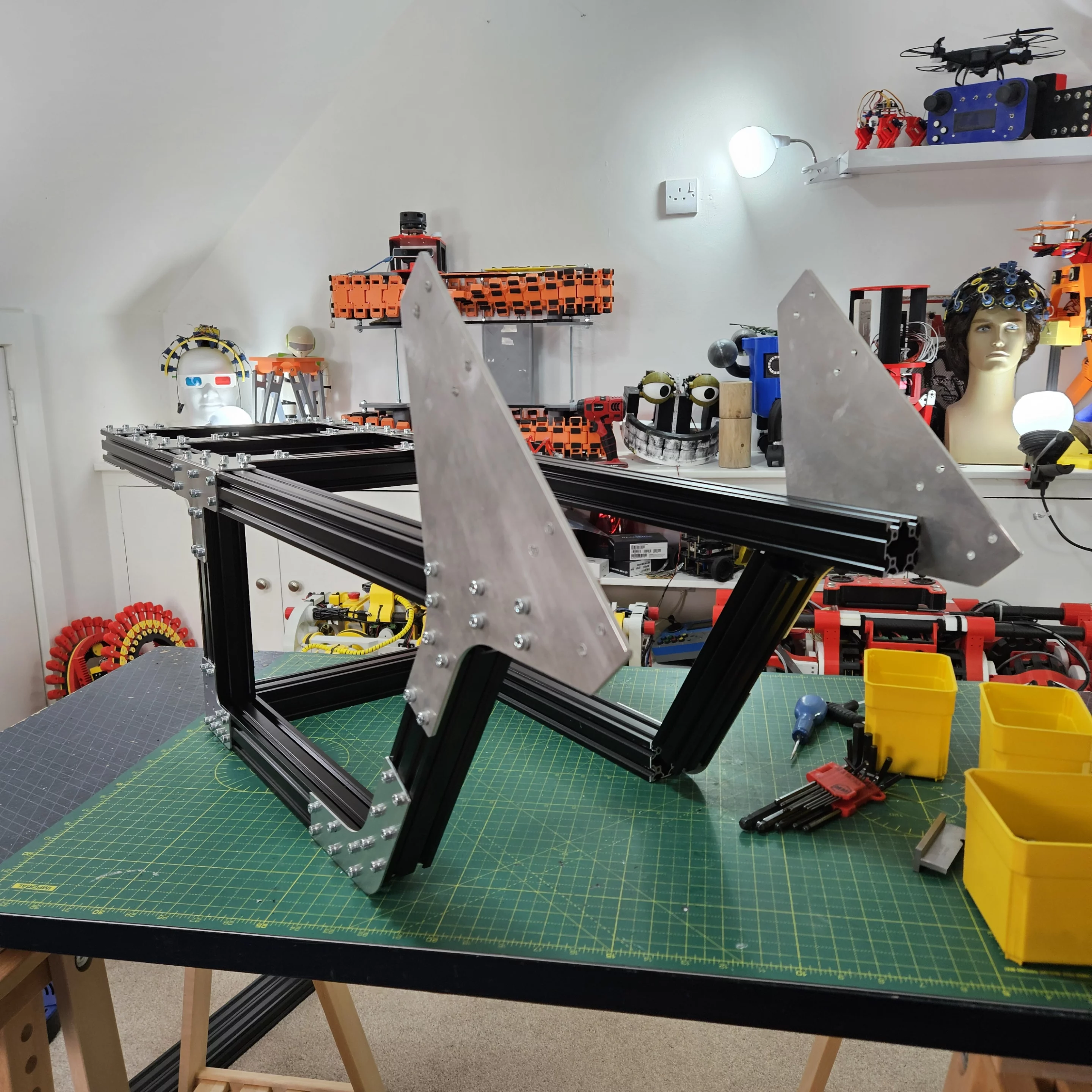 Custom aluminum chassis rocks a cool industrial