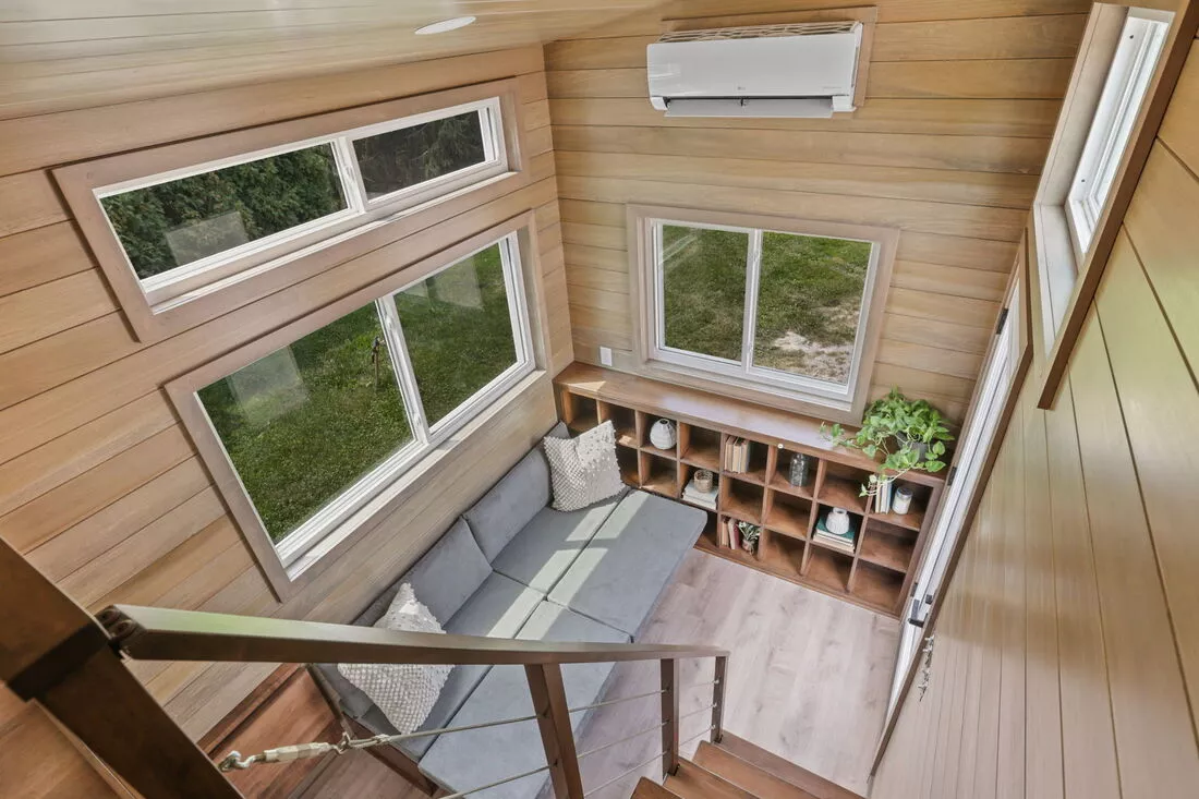 The Mocha's interior is kept at a comfortable temperature with a mini-split air-conditioning unit