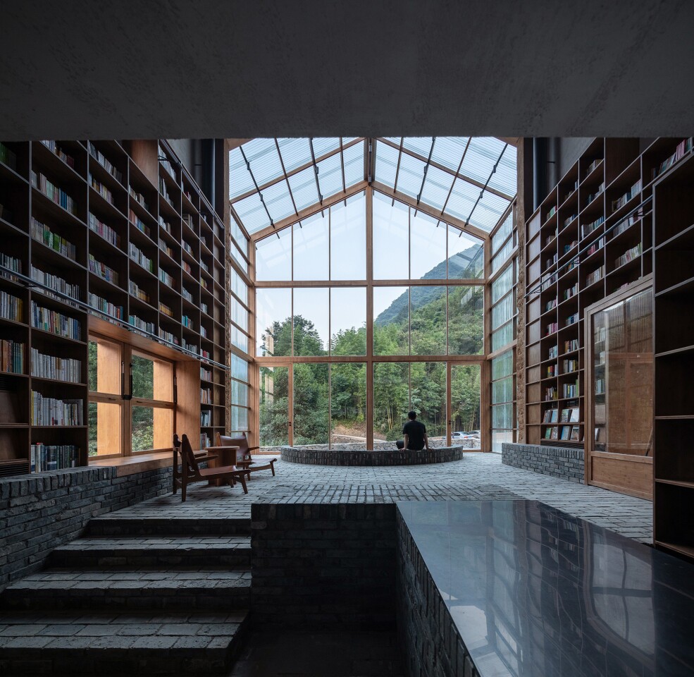 The construction of the Capsule Hostel and Bookstore involved renovating a tired old building and installing lots of glazing