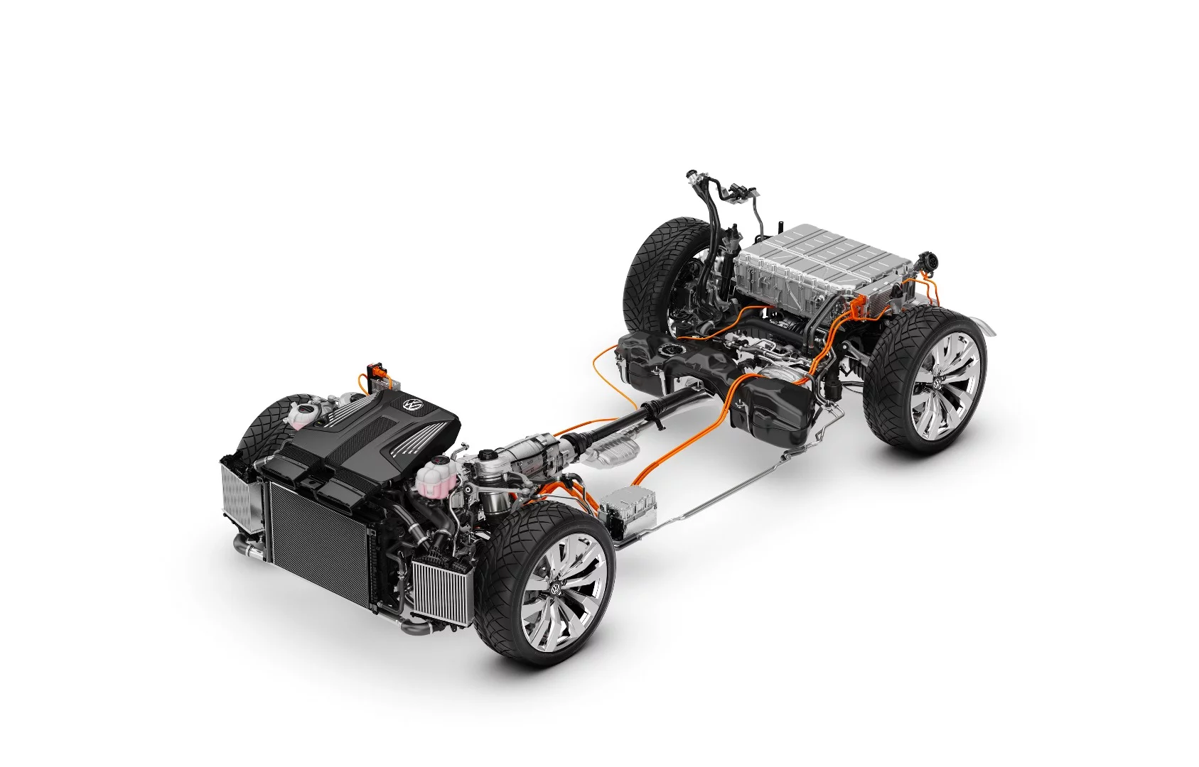 The plug-in hybrid powertrain puts out up to 375 hp and 516 lb-ft