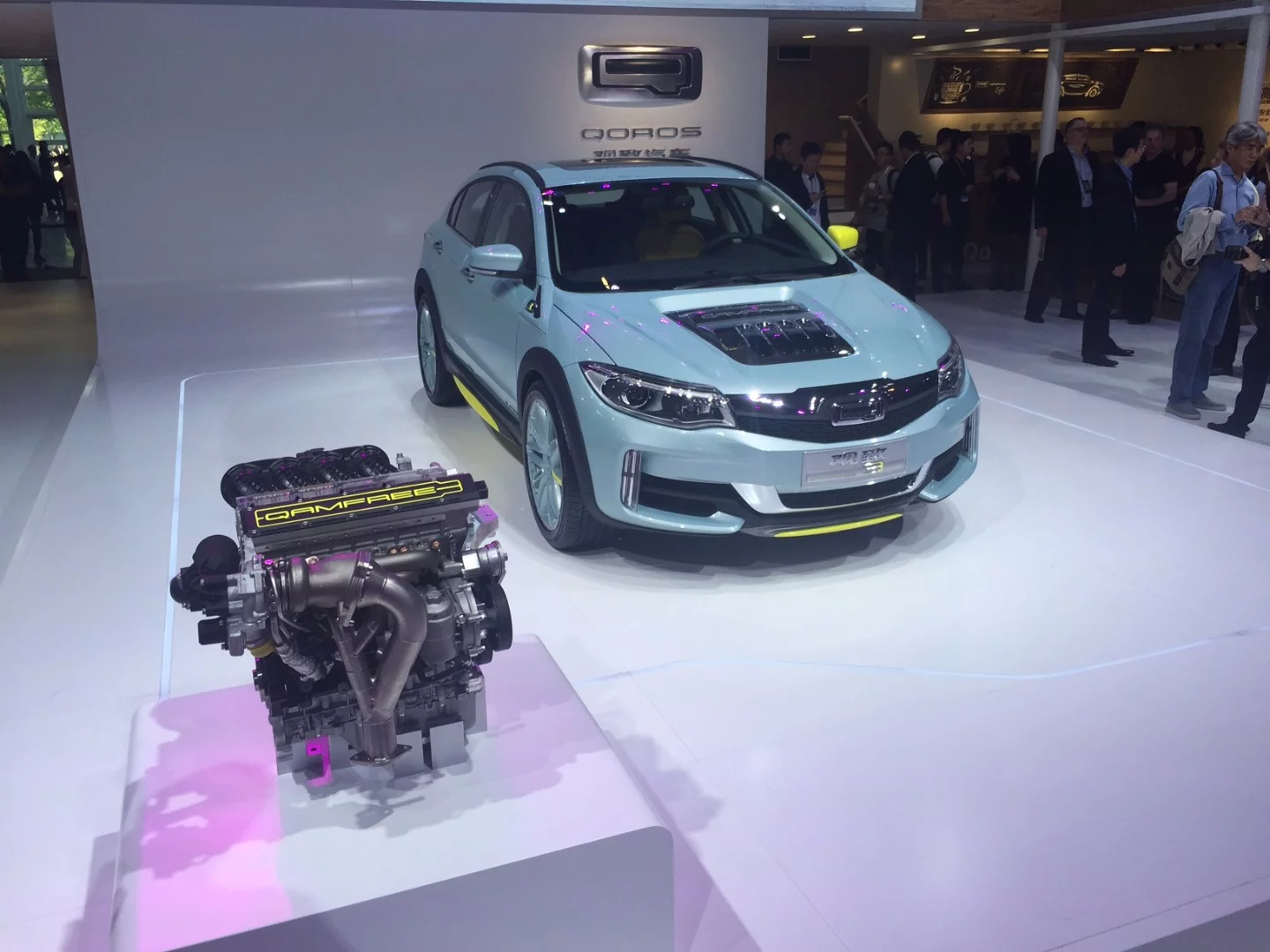 Qoros used the Beijing Motor Show to demonstrate its camless engine
