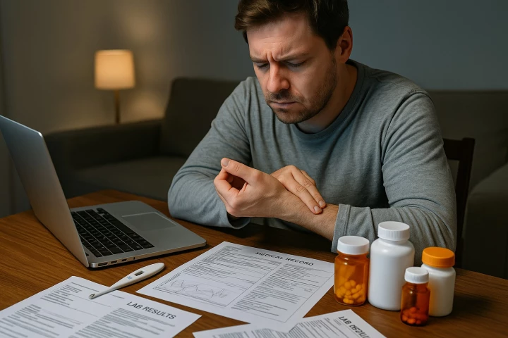 If you're prone to worrying about your health, you might want to give the new website a miss