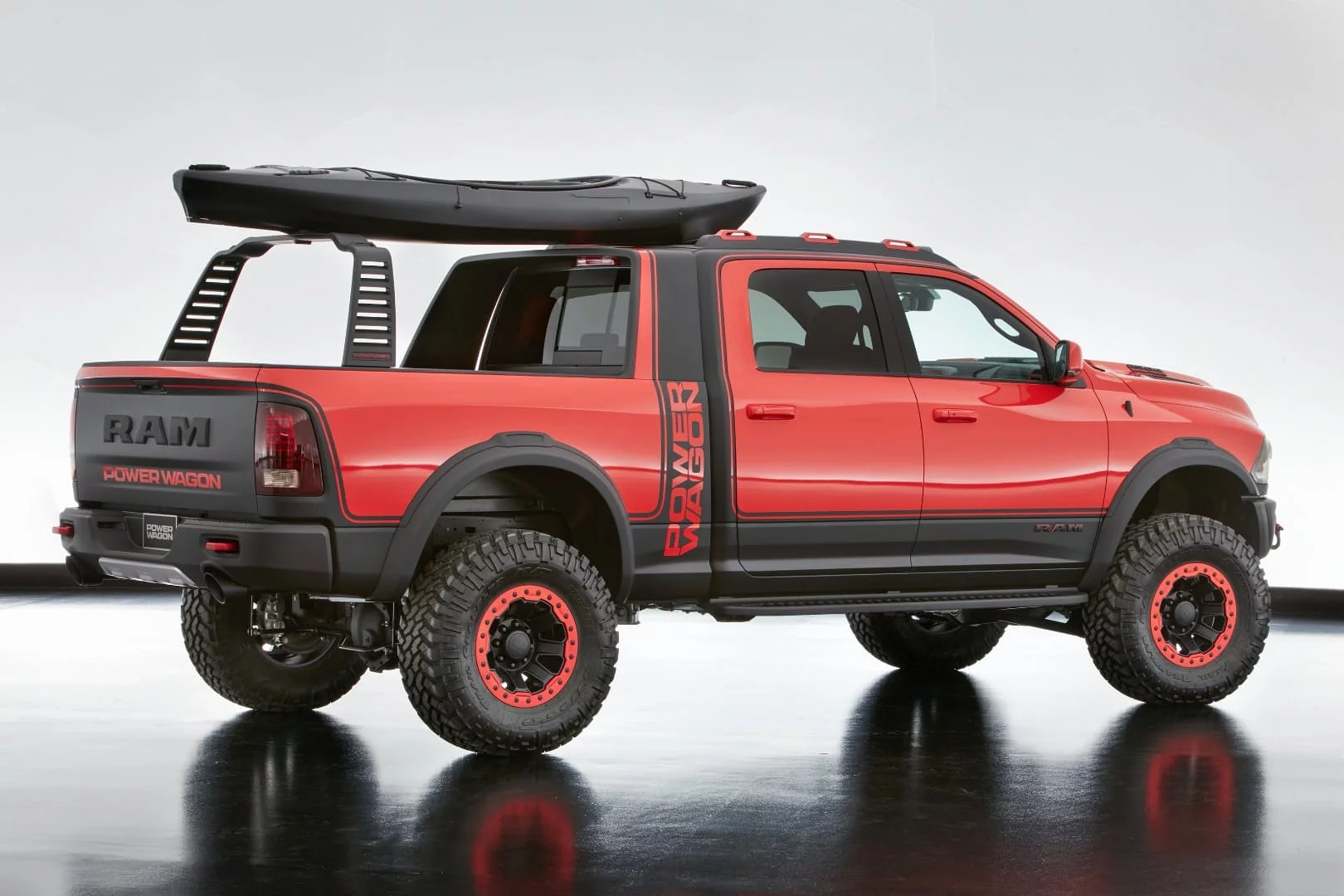 The RAM Macho Power Wagon borrows its name from the 1970s