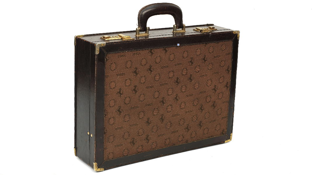 Auction Link: Bonhams | Estimate: €800 to €1,200 | Exquisite workmanship, timeless style and an appreciating asset if you're careful with this leather 1970s Ferrari Leather briefcase. Not so much if you're not.