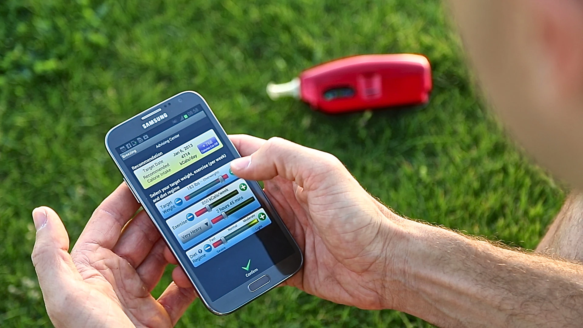 Breezing works with Android and (soon) iOS mobile devices