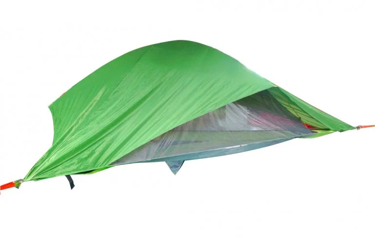 While it doesn't zipper completely shut, the Tentsile Vista does include insect netting and a rain fly
