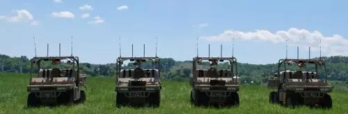 Designed to assist Marines in the field, the GUSS autonomous vehicles can carry a load of up to 1800 lbs