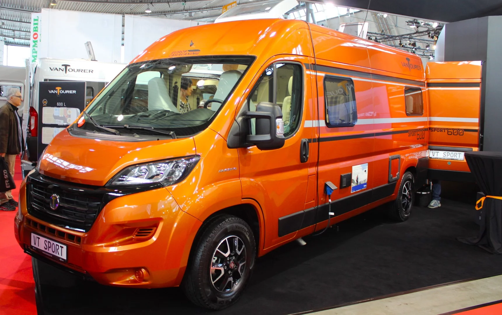This specific VanTourer "Sport" show model was listed at €47,780, with a few options added