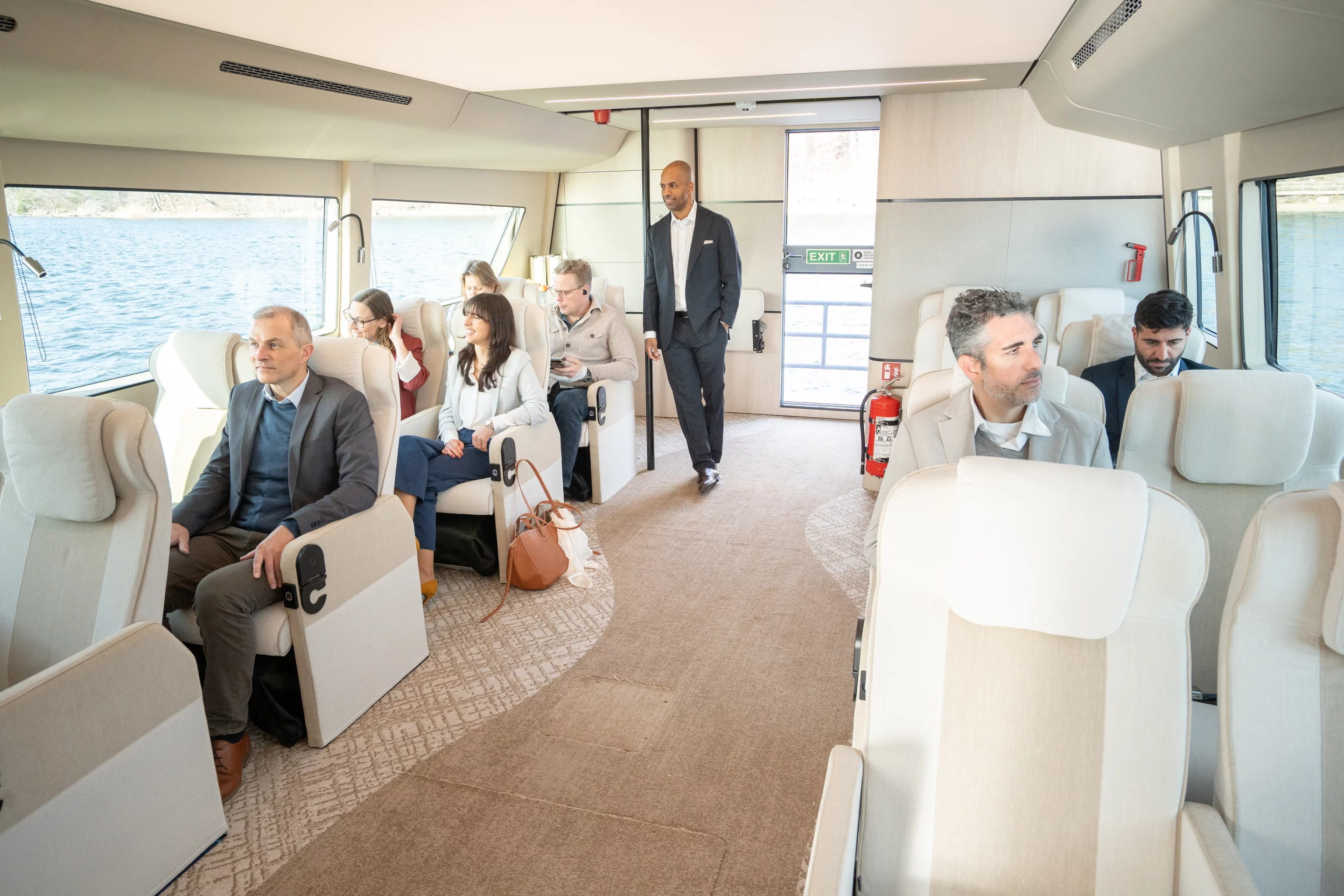 The P-12 Business carries up to 20 passengers in near silence