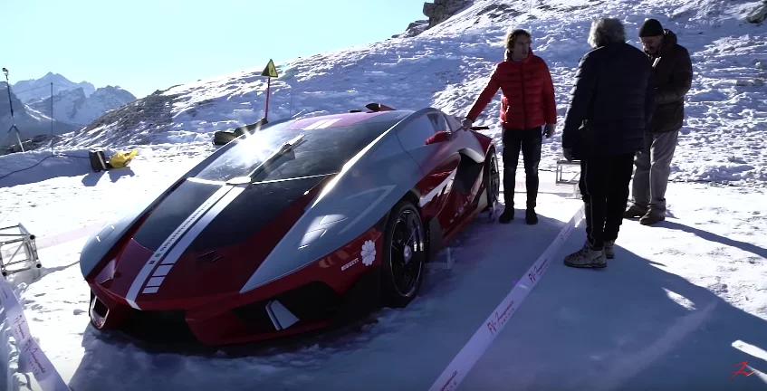 The Frangivento Asfané gets some fresh air in the Dolomites