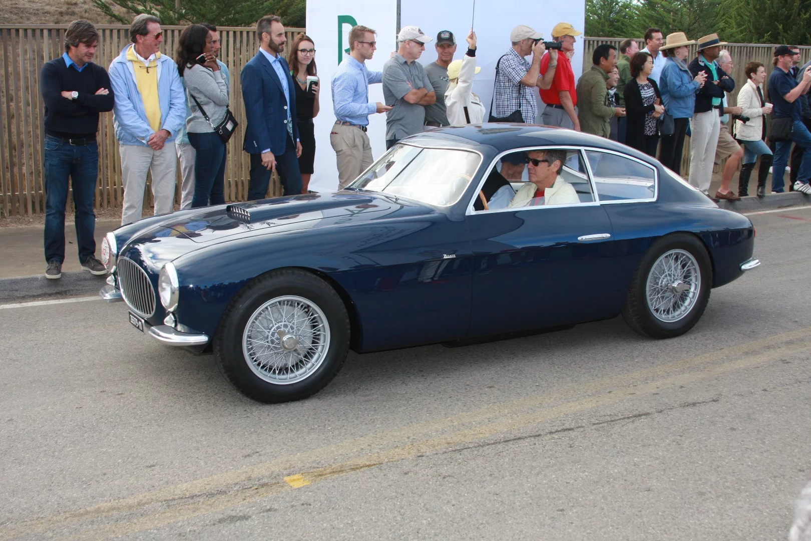 Another Zagato takes off on The Pebble Beach Concours d'Elegance Tour d"Elegance
