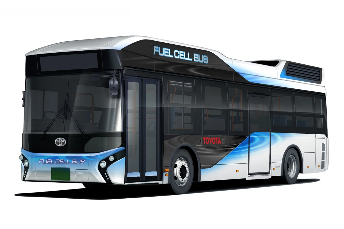 The Toyota Fuel Cell Bus will be on sale from early 2017