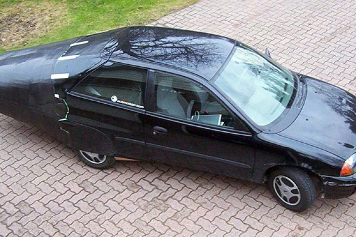 Ecomodder.com's Darin Cosgrove recently added this 1.37 tailpeice to his Pontiac Firefly to improve its drag coefficient from 0.34 to 0.23 and its fuel efficiency by 15.1 percent at 90 kmh (56mph).