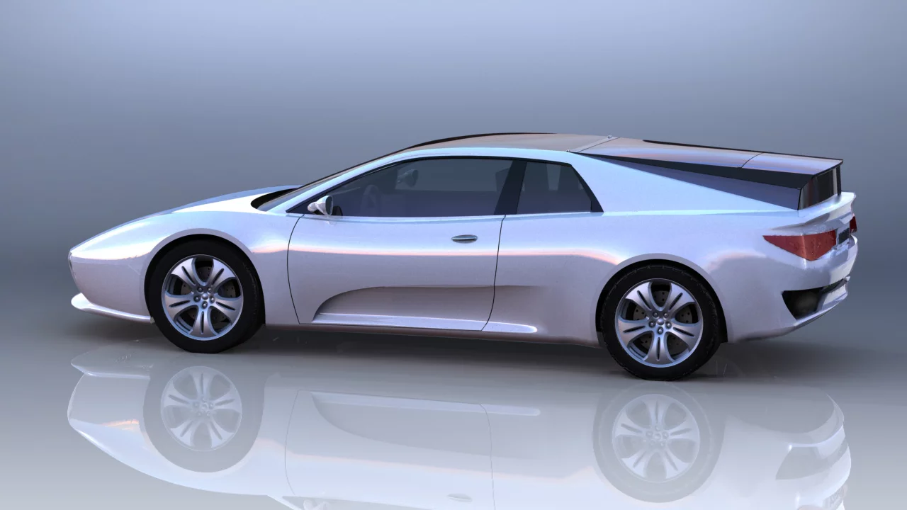 Xelestine's transformable sportscar concept in wagon mode