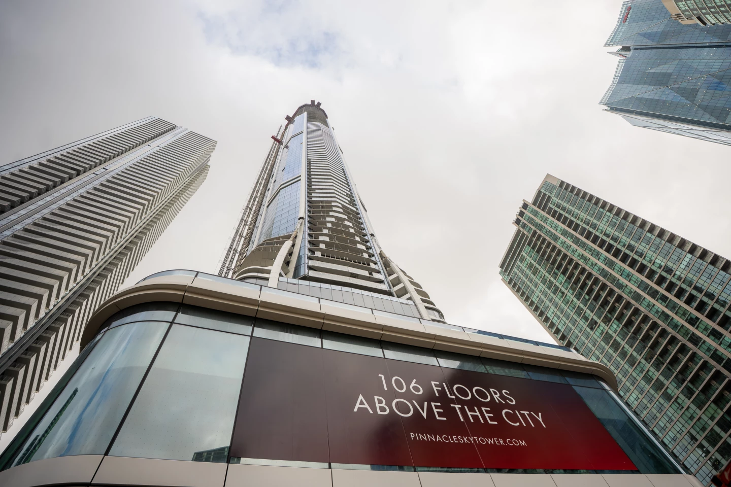 Under-construction skyscraper smashes North American height record